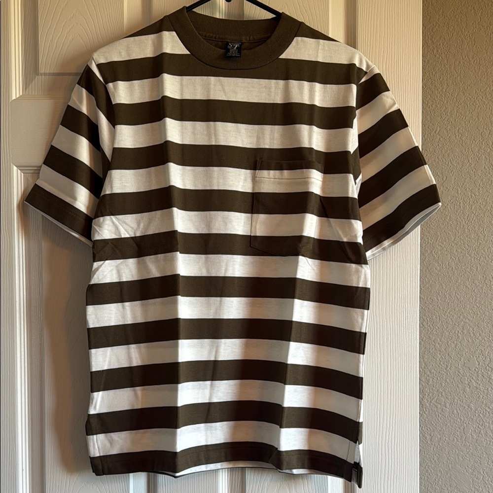 Land’s End Striped Olive Women’s T